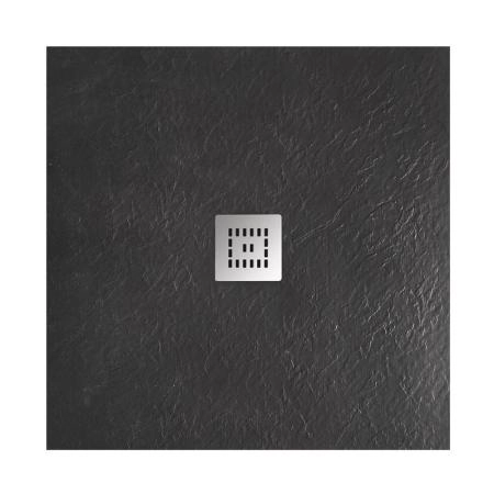 Душевой поддон BelBagno 80x80 искусственный камень белый квадратный TRAY-MR-UNO-A-80-35-W-CR