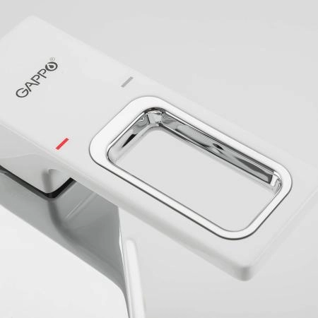 Смеситель GAPPO G5017-8 для биде, белый/хром