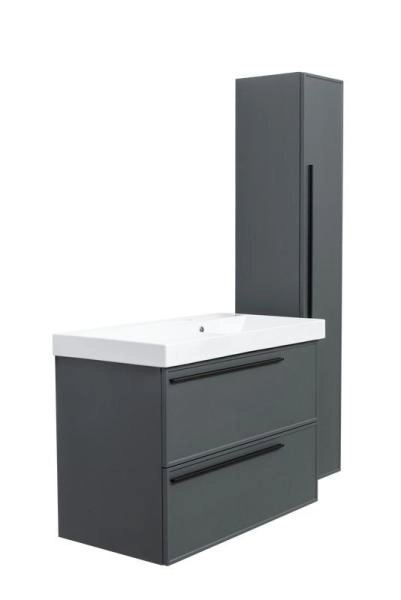 Тумба под раковину LA FENICE Elba Grigio TWIN серый 90 FNC-01-ELB-G-90-2 серый матовый зелёный матовый