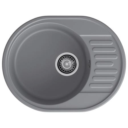 Кухонная мойка GranFest QUARZ 58, темно-серый