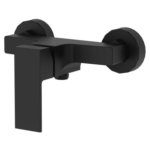 Смеситель для душа Azario EDDIE с ручным душем, без излива, черный (AZ-WQY338207PA)