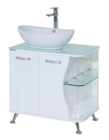 Тумба под раковину Bellezza Рио 70 L напольная белая