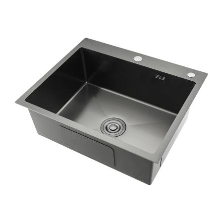 Кухонная мойка GAPPO GS6050-6 с коландером, оружейная сталь
