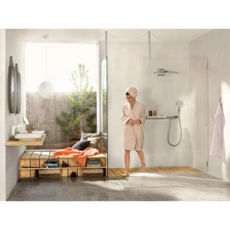 Верхний душ Hansgrohe Rainmaker Select 24003600, черный/хром