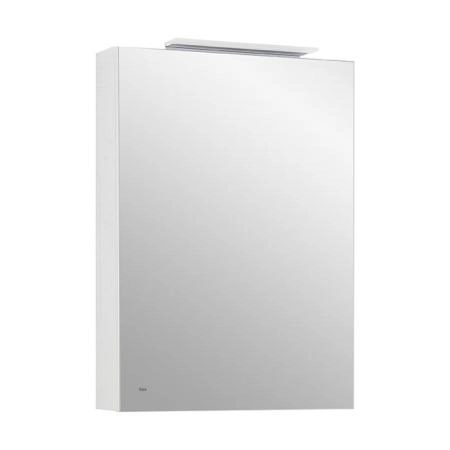 Roca Oleta Зеркальный шкаф 50х70см, DX, c LED-светильником, цвет: белый матовый