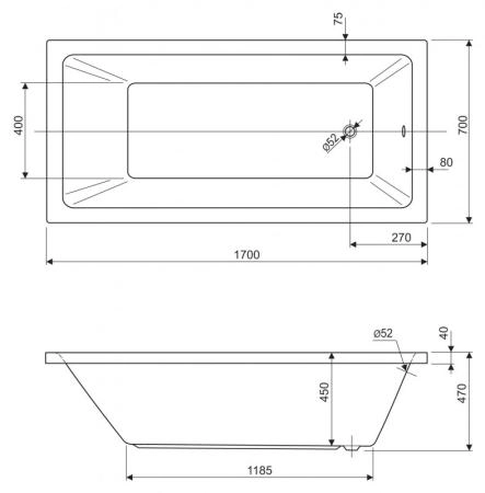 Ножки для ванны Cezares LEG-KIT-100 универсальные