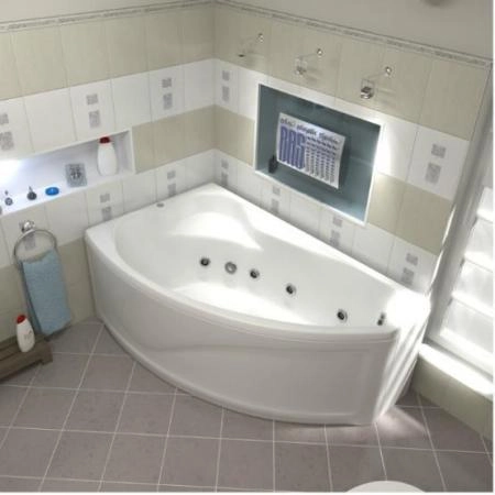 Ванна Bas Николь 170x100 без гидромассажа левая