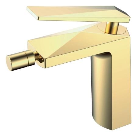 Смеситель для биде Boheme ЗОЛОТО 386