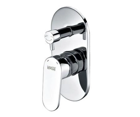 Смеситель для ванны WasserKraft Donau 5341 хром