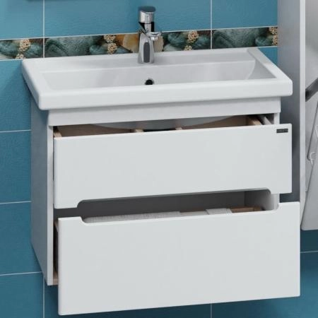 Тумба под раковину СаНта Лондон-70  2 ящ, подвес. (ум. Фостер 70)