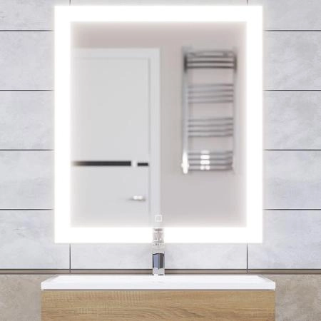 Зеркало для ванной с подсветкой Uperwood Barsa 70х80 см, сенсорный выключатель, антизапотевание