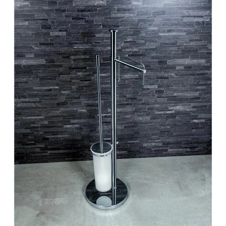 Стойка Colombo Plus W4935 750мм хром(ерш+бумагодержатель)