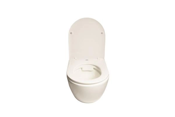 Унитаз подвесной SantiLine SL-5005 безободковый    сиденье микролифт