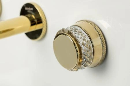 Смеситель из стены Boheme AURA на 3 отв. GOLD 152-2-G-A