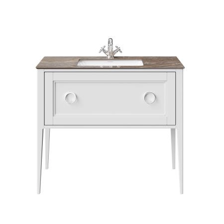 Тумба Kerama Marazzi PLAZA CLASSIC ПЛАЗА КЛАССИК PL.CN.100.1\WHT.M напольная 1 ящик 100, белая матовая