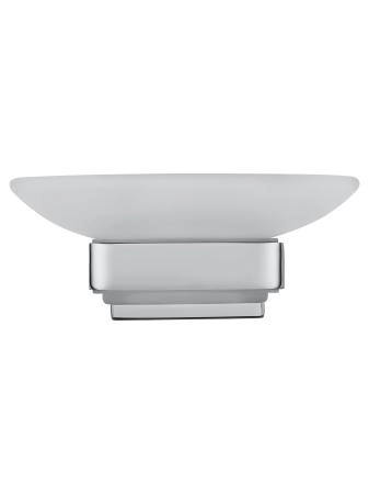 Мыльница с держателем WONZON & WOGHAND FLAT, Хром (WW-9722)