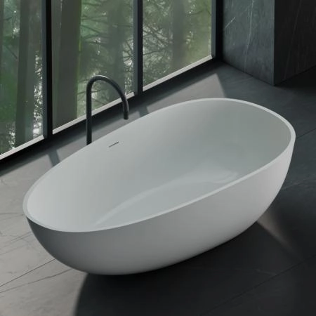 Dea Design Modern Ванна 150x76x54см., отдельностоящая, Solid Surface, цвет: White №18