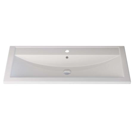 Раковина кварцевая Uperwood Foster Quartz 100 см, белая матовая, жасмин