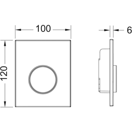 TECEloop Urinal, пластик, пергамон.
