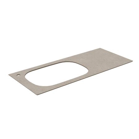 Столешница Kerama Marazzi MAGICA МАДЖИКА MA.2.1.SG540620R\120 Риккарди 120 см, бежевая матовая