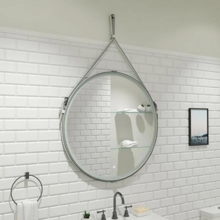 Зеркало Континент Milenium white d800 ЗЛП1706 с подсветкой