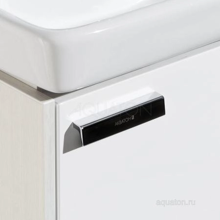 Тумба под раковину Акватон Йорк 50 1A170901YOAY0 белый/выбеленное дерево