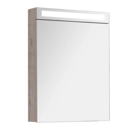 Шкаф-зеркало Dreja MAX 60 с LED-освещением, дуб кантри