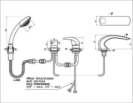 Смеситель Slezak RAV Dunaj D472.5P хром