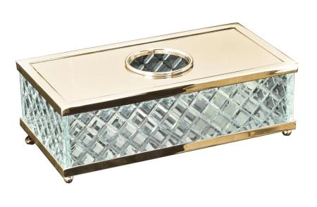 Салфетница Boheme ЗОЛОТО Crystal Luxury Options 10232