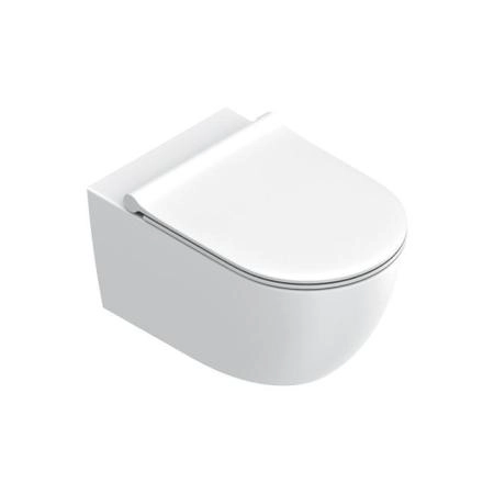 Catalano Sfera Унитаз подвесной 55х35см, безободковый, смыв Tornado, покрытие Twinglaze+, цвет: белый матовый