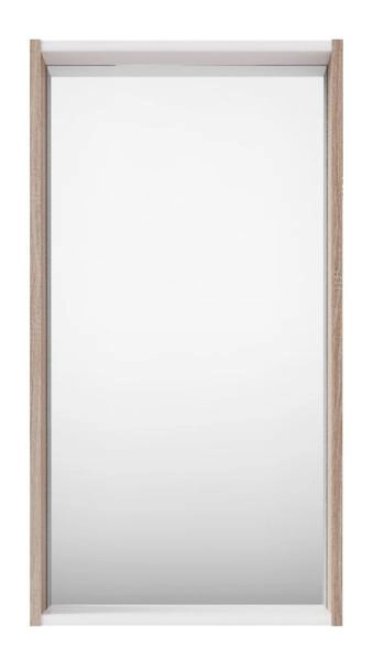 Зеркало ASB-Mebel Адель 40 Белый/Дуб Сонома