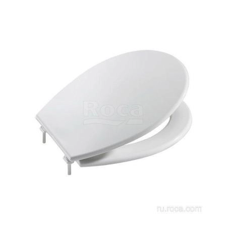 Крышка для унитаза Roca Victoria Nord Soft Close Black Edition ZRU9000103 петли хром