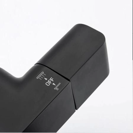 Душевая система Gappo G2407-60 термостат с изливом черный верхний душ 30x30