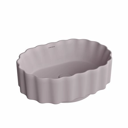 Раковина Kerama Marazzi CONCHIGLIA КОНКИЛЬЯ CC.wb.50\MAL накладная 50, мальва матовая