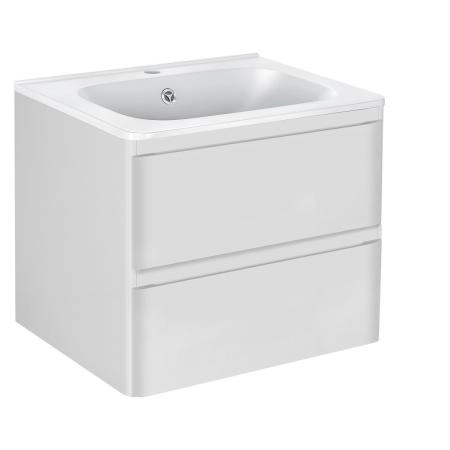 Тумба под раковину Vincea Vico 600 подвесная, 2 выкатных ящика soft close, G.White