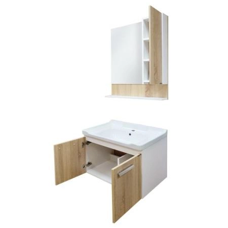 Тумба с раковиной Comforty Рига-70 дуб сонома