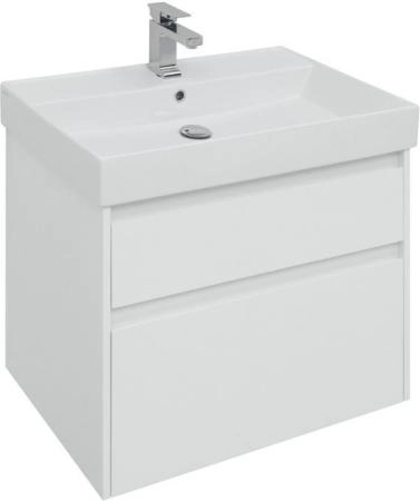 Тумба под раковину Aquanet Nova Lite 75 белый (2 ящика)