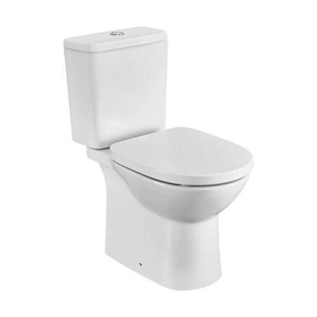Roca Debba Round Унитаз моноблок 35x65см, безободковый, универсальный выпуск, цвет: белый