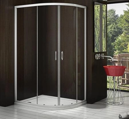 Душевой угол GOOD DOOR Latte R-120-C-WE 120x80 см