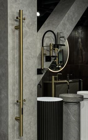 Полотенцесушитель электрический Boheme Uno MATT GOLD 726-MG