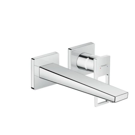 Hansgrohe Metropol Classic Настенный смеситель для раковины, однорычажный, излив: 24см., внешняя часть, цвет: хром