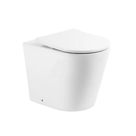 Унитаз безободковый Belbagno FLAY-R BB1003CBR приставной