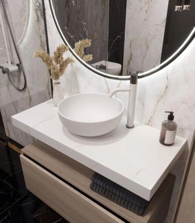 Столешница прямая Boheme FLAT CALACATTA 1010*460*70 869-100-CLCT