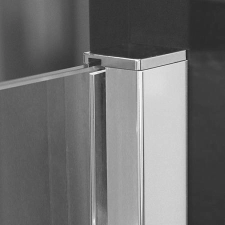 Шторка для ванной Roltechnik TV2 распашная с неподвижным сегментом