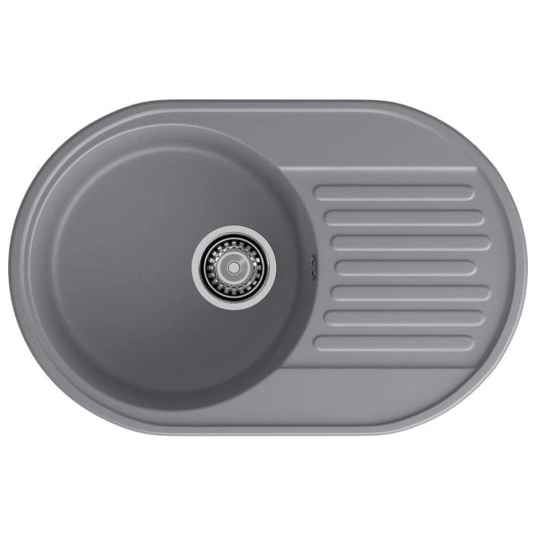 Кухонная мойка GranFest QUARZ 18, темно-серый