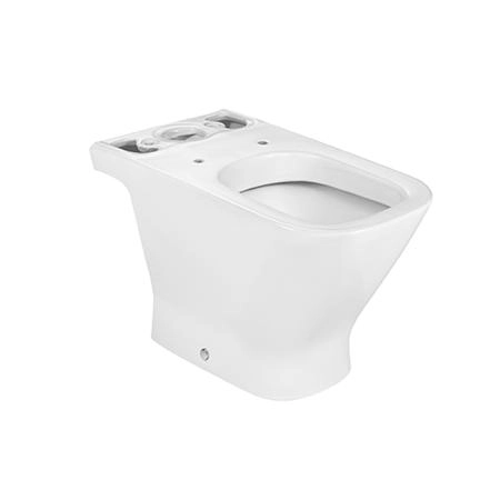 Roca The Gap Square Унитаз моноблок 36x65см, с горизонтальным выпуском, цвет: белый