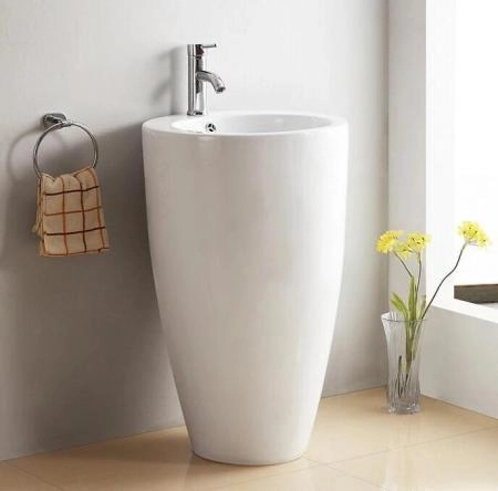 Раковина CeramaLux NB133 49x49х82 см напольная