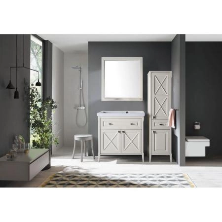 Тумба под раковину Asb Woodline Монте 80 Бежевый