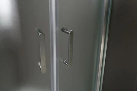 Душевой уголок BelBagno UNO-195 100x100 матовое стекло 5 мм профиль хром UNO-195-R-2-100-P-Cr