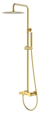 Стойка для душа Boheme STICK Matt Gold c ручкой TOUCH 128-MG.2